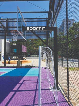 Suporte De tabela Strong L Sport IT com avanço de 2,3 (par)