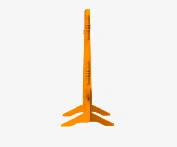 Grade Plástica Monobloco Polipropileno - 2m x 1,1m - Laranja