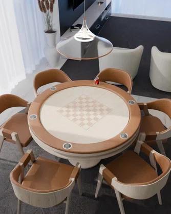 Mesa de Carteado e Poker Amadeirado - Bali