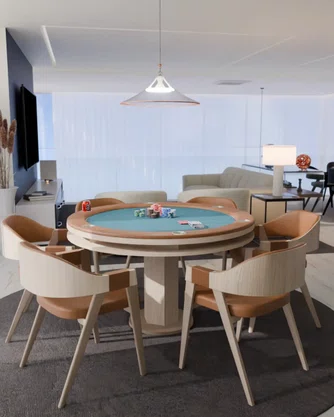 Mesa de Carteado e Poker Amadeirado - Bali