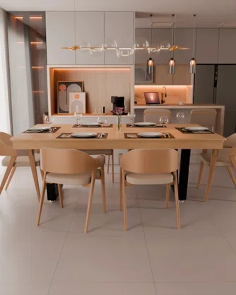 Mesa de Sinuca e Jantar - Berlim Industrial
