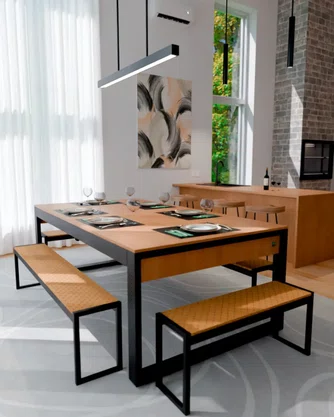 Mesa de Sinuca e Jantar - Manchester
