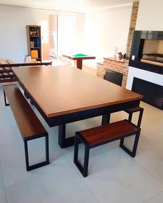 Mesa de Sinuca e Jantar - Liverpool