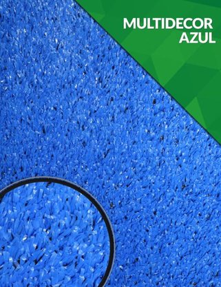 Grama Sintética Azul - Multidecor 12mm - m²