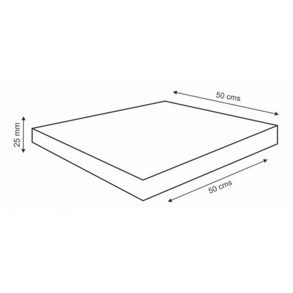 Piso de academia - Peso Livre - 15MM - m²