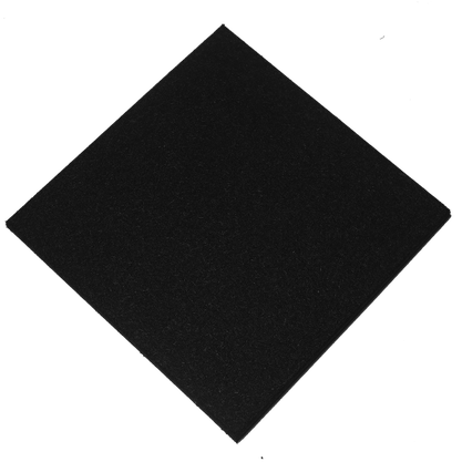 Piso de borracha p/ academia (Preto) M² 15mm 50x50