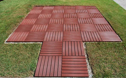 Piso Modular Deck (Imita Madeira) m² 50x50
