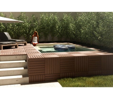 Piso Modular Deck (Imita Madeira) m² 50x50