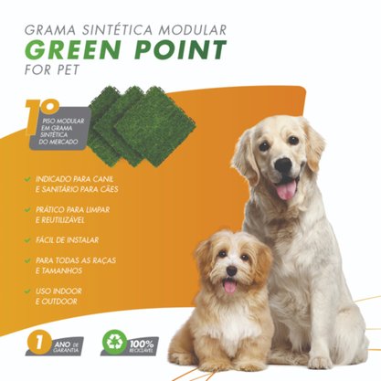 Piso Modular em Grama para Pets - m²