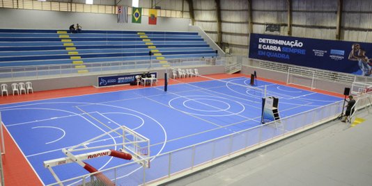 Piso modular Indoor Quadra Completa - m²