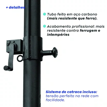 Poste de Beach Tênis (par)