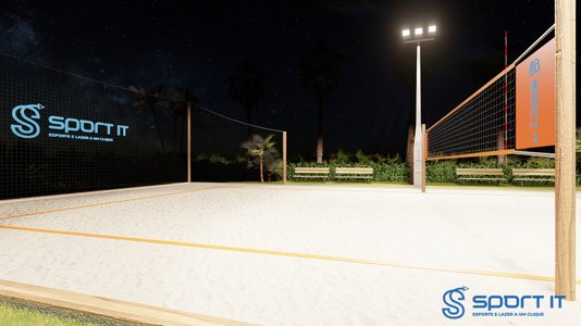 Quadra de Beach Tennis Sport IT - m²