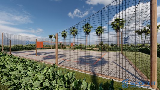 Quadra de Beach Tennis Sport IT - m²
