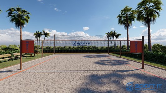 Quadra de Beach Tennis Sport IT - m²