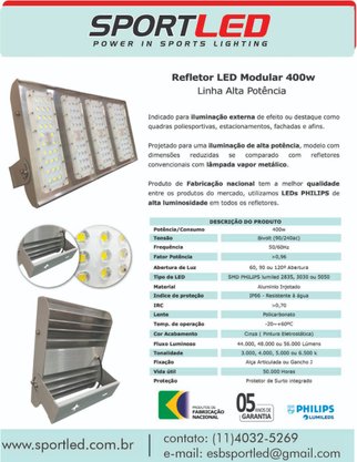 Refletor 400W - Phillips