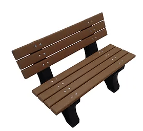 Banco de Madeira Plástica BUZIOS (2 Lugares - 1 METRO)