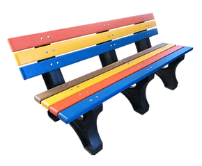 Banco de Madeira Plástica BUZIOS (3 Lugares 1,5 METROS)