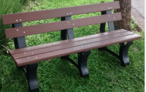 Banco de Madeira Plástica PARATY (3 Lugares - 1,5 METROS)