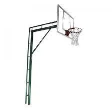 ESTRUTURA DE BASQUETE MOD. PÉ DIREITO C/ TUBO DE "4" C/ AVANÇO DE 1.30 mts MOD. TRELIÇADA - PAR