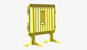 Grade Plástica Monobloco Polipropileno - 2m x 1,1m - Amarela