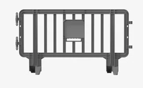 Grade Plástica Monobloco Polipropileno - 2m x 1,1m - Prata