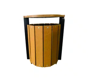 Lixeira de Madeira Plástica