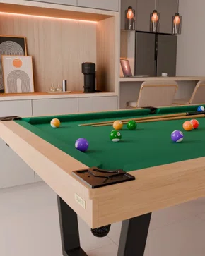 Mesa de Sinuca e Jantar - Berlim Industrial