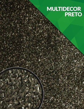 Grama Sintética Preta - Multidecor 12mm - m²